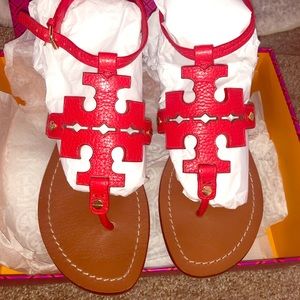 Tory Burch Phoebe Elba Thong Sandal Leather